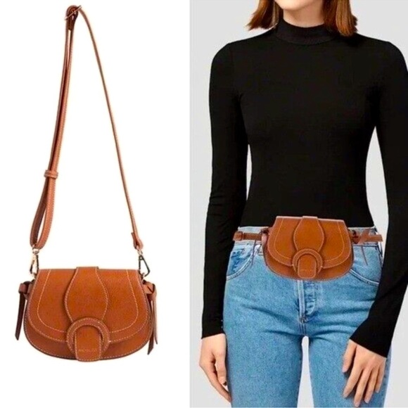 Rachel Zoe Handbags - -NWT Rachel Zoe Edessi Crossbody And Belt
Bag Brown NEW